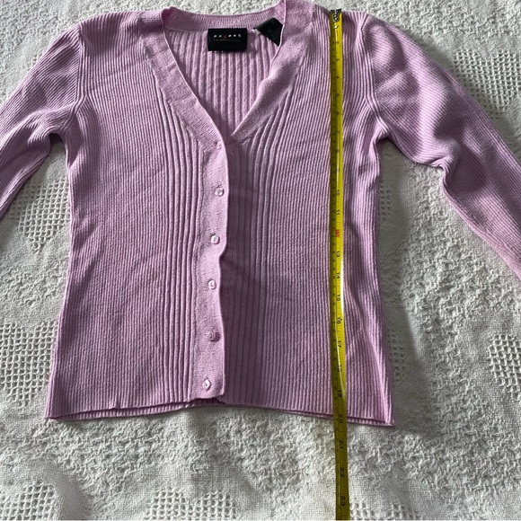Axcess Ribbed Cardigan Sweater (S) - Picture 4 of 5